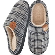 Ablanczoom Unisex Memory Foam House Slippers Grey-White Size 46/47 - $6.97 Ablanczoom Unisex Memory Foam House Slippers Grey-White Size 46/47 - $6.97