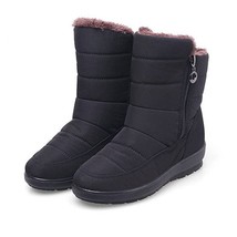 New winter boots for women, non-slip bottom shoes, warm fur snow boots for winte - £31.41 GBP