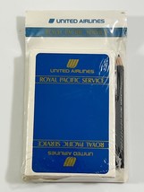 VTG United Airlines Royal Pacific Service Playing Cards New W/ Pad&amp;Penci... - $188.30 MXN