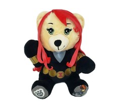 8" Build A Bear Marvel Black Widow Babw Small Stuffed Animal Plush Toy Red Hair - $23.75