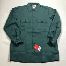 Vintage Dickies Mens Long Sleeve Button Front Shirt 15/15 1/2 X 32-33 Ne... - £31.19 GBP