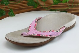 Vionic Sz 8 M Pink Flip Flop Synthetic Women Sandals - £31.23 GBP