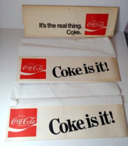 1960s 70s Coca Cola Soda Jerk Hat lot Coke is it! It&#39;s The Real Thing Coke - $14.80