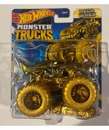 Hot Wheels Monster Trucks Gold Mega-Wrex Exclusive 1/64 Scale - $14.97