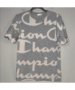 Champion Gray Short Sleeve Tee with Graphic Design - $12.09 CAD