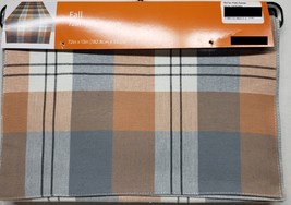 Long Fabric Printed Table Runner, 13&quot;x72&quot; FALL, HARVEST MULTICOLOR STRIP... - $24.74