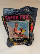 Vintage 1970 Dog Hat Swim Ring Inflatable Boat Pool Toy Floatie 21 x 18 ... - $38.44