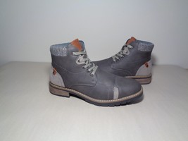 Vance Co. Size 10 M / MANZO / Grey / Ankle Boots / New Men&#39;s Shoes - $127.71