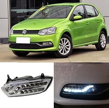 AupTech Daytime Running Lights LED DRL with Fog cover for Volkswagen POLO 201... - £158.51 GBP