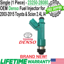 NEW OEM Denso 1Pc Fuel Injector for 2004-2007 Toyota Solara 4 Cylinder 2.4L I4 - £85.65 GBP