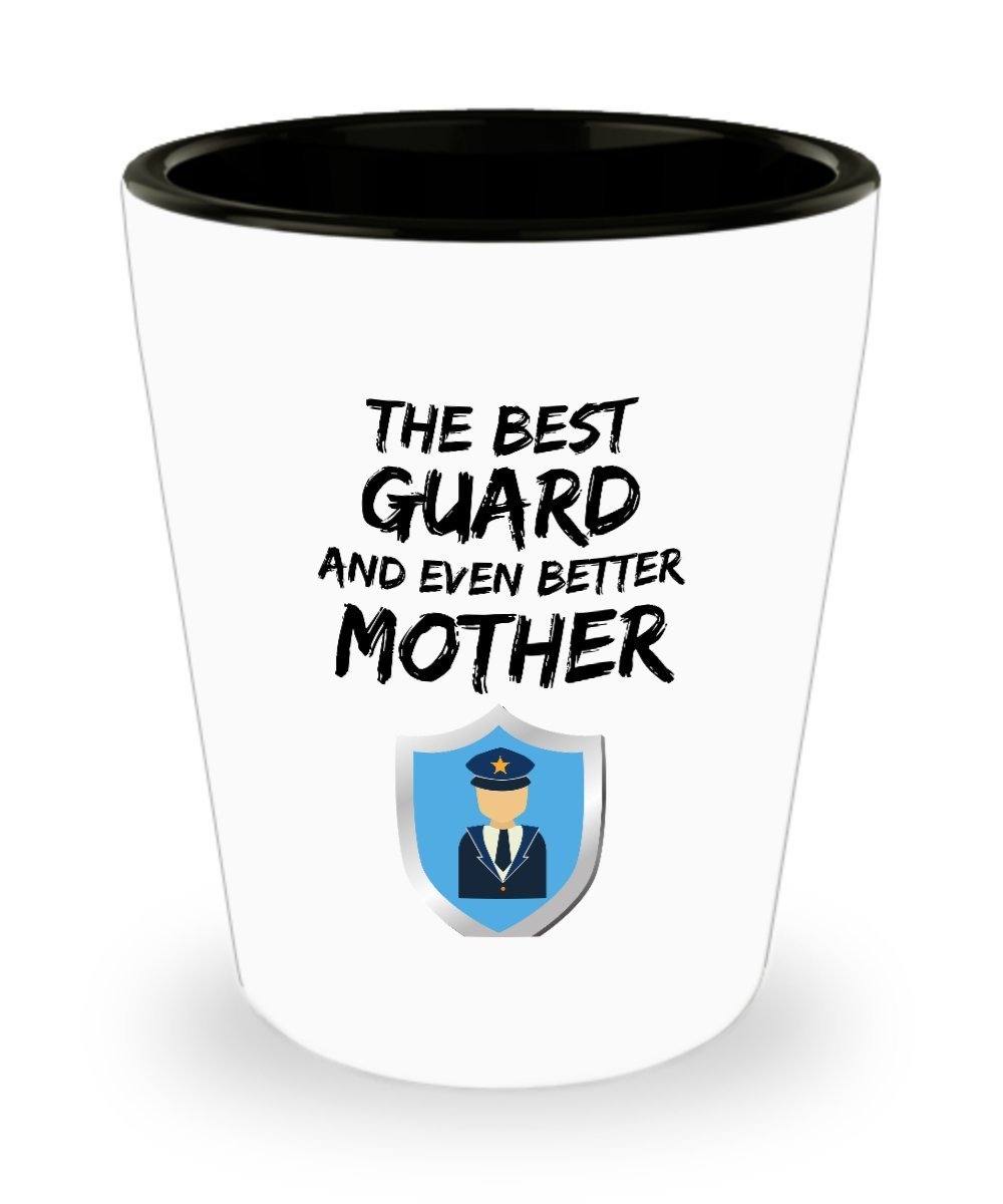 Guard Mom Shot Glass - Best Guard Mother Ever - Funny Gift for Guardian ... - $12.84