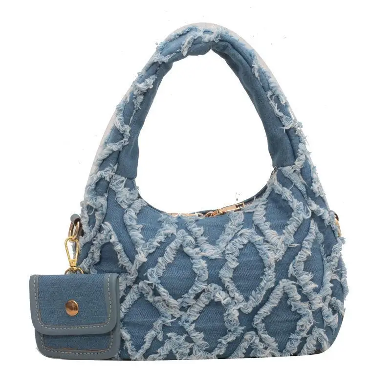 Small Denim  Bags for Women  Designer Handbag and Purse 2022 Female Casual Tote  - $67.33