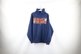 Vintage Majestic Mens Large Faded Spell Out 2006 Playoffs Detroit Tigers Hoodie - £46.50 GBP