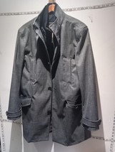 Rocha John Rocha Mens Grey  zip  Up Jacket Size L Express Shipping - £26.47 GBP