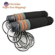 DH Jump Rope Adjustable Length Foam Handle Premium Durable Exercise Fitness - £7.89 GBP