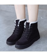 SQL Women&#39;s Snow Boots, Square Heel, Round Toe, Eco Suede leather, Warm ... - $64.00