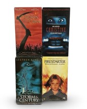 VTG 4X Lot Stephen King VHS Firestarter, Christine, Children of the Corn... - £19.09 GBP