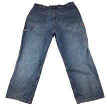Ralph Lauren Polo Jeans Company Men’s 36” X 28.5” Classic Carp Logo Distressed - £31.11 GBP