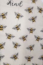 Printed Fabric Cotton Kitchen Apron (19&quot;x30&quot;) BEES, BEE KIND, Mabelle, HC - $11.87