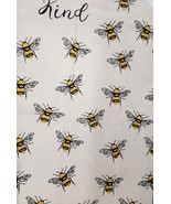 Printed Fabric Cotton Kitchen Apron (19&quot;x30&quot;) BEES, BEE KIND, Mabelle, HC - £9.47 GBP