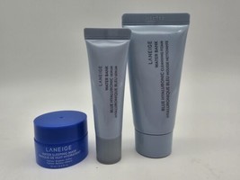 LANEIGE Travel Skincare Set - Serum, Cleanser and Water Sleeping Mask - £13.44 GBP