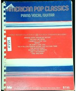 American Pop Classics Piano Vocal Guitar Songbook Sheet Music Song Book ... - £6.01 GBP