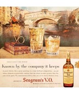 1958 Seagrams VO Imported Canadian Whisky Advertisement Distillery DWII14 - $29.99