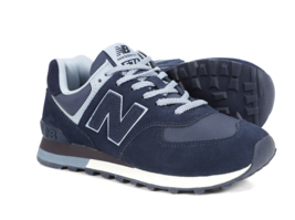 New Balance 23FW 574 Lifestyle Uniex Sportswear Sneaker Shoes Navy D NWT U574SNN - £96.93 GBP