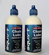 Squirt 2 x 120 ml long lasting bicycle chain lube - SLNL 240 eu - £16.85 GBP