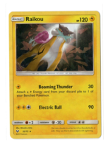 Pokémon TCG Raikou 32/73 Holo Rare Shining Legends Near Mint Nintendo Fo... - $2.49