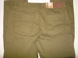 NWT New Mens 35 X 30 Prana Organic Bridger Jeans Peat Green Denim Brown Straight - £109.97 GBP