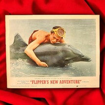 Vintage Lobby Card: Flipper&#39;s New Adventure 11&quot;x14&quot; Lobby Card #6 Luke H... - $879.96 MXN