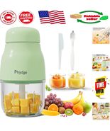 Green Baby Food Maker - 8 Blade Puree Processor for Healthy Feeding - $921.56 MXN