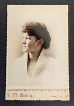 Antique Cabinet Card Photo Lindonville Ny J EAN Stewart Lima Bailey Photographer - £54.55 GBP
