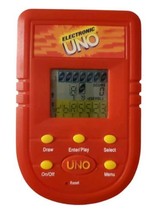 Handheld Electronic Uno Video Game Pocket Travel Size Mattel 2001, Tested Works! - $10.67