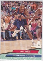 M) 1992-93 Fleer Ultra NBA Basketball Trading Card Terry Mills #258 - £1.54 GBP