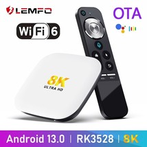 Lemfo H96Max M2 Smart Tv Box Android 13 RK3528 8K 1000M WIFI6 DDR4 Set Top Box V - £47.87 GBP+