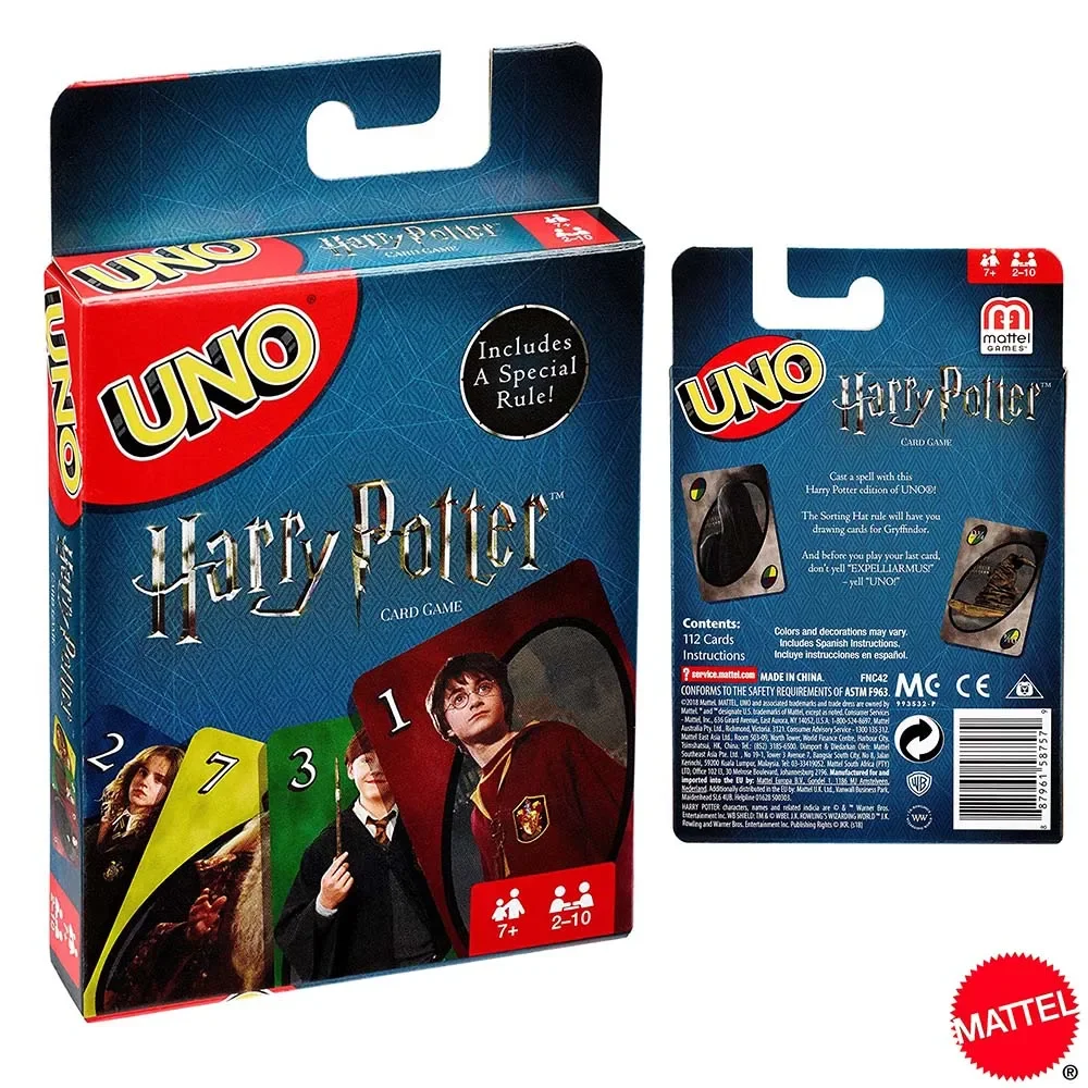 Mattel UNO Harry Card Games Entertainment Funny Family Party Poker Board... - £8.51 GBP+