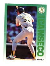1992 Fleer #252a Jose Canseco Oakland Athletics - £1.57 GBP