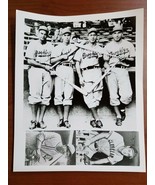 Brooklyn Dodgers Old Black &amp; White Photo 8X10 Rare Vintage 4 Players - $12.19 CAD