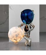 interoknack Trendy Space Cat Sculpture, Large Modern Chrome Floor Decor ... - $36,950.84 MXN