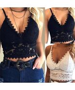 Women Ladies Sexy Lace Bustier Crop Tops Bra Vest Bralette Camisole Tank - $27.99