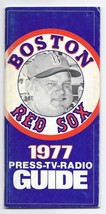 1977 Boston red sox media guide - $28.66