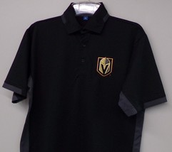 Vegas Golden Knights Mens Dry Zone® Colorblock Embroidered Polo XS-6XL New - £23.44 GBP+