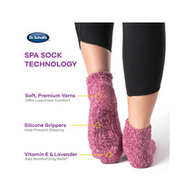 Dr. Scholls 1 PAIR Low Cut Soothing Spa W Grippers Womens Size 4-10 SOCK... - £8.88 GBP