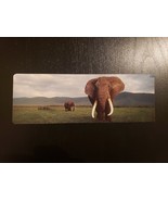 World Wildlife Fund WWF African Elephant Siberian Tiger Bookmark Nature ... - £7.86 GBP