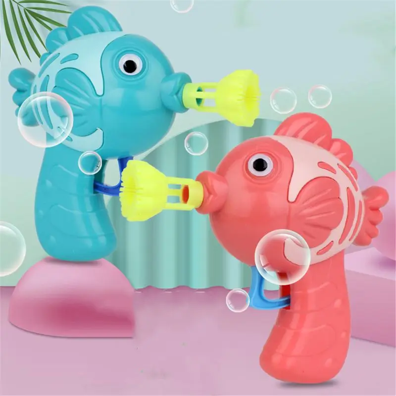 Ish soap water bubble gun bubble blower machine toy for kids children manual gun blower thumb200