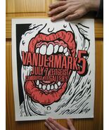 Vandermark 5 Poster Luglio 7 Cambridge Ma Cinque Ken Il Aviatore Luttenb... - $89.98