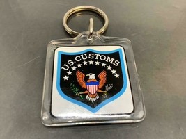 Vintage Promo Keyring Us Customs Keychain Eagle Ancien Porte-Clés Douanes Usa - £9.60 GBP