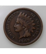 1908-S 1C Indian Cent in Fine Condition, All Brown Color, Fully Readable... - €113,98 EUR